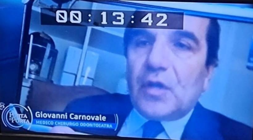 17 marzo 2021: il Prof. Giovanni Carnovale interviene alla trasmissione di Bruno Vespa “PORTA A PORTA”